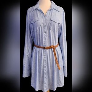 NWT Ultra Flirt size XL Jr. Light blue dress